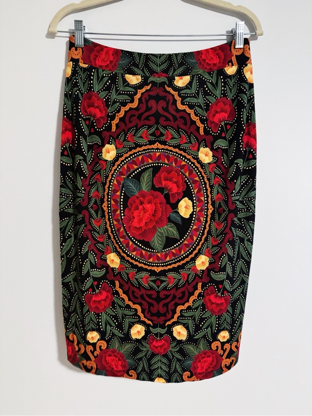 Farm Rio for Anthropologie - Naia Slim Midi Skirt - Picture 7 of 7